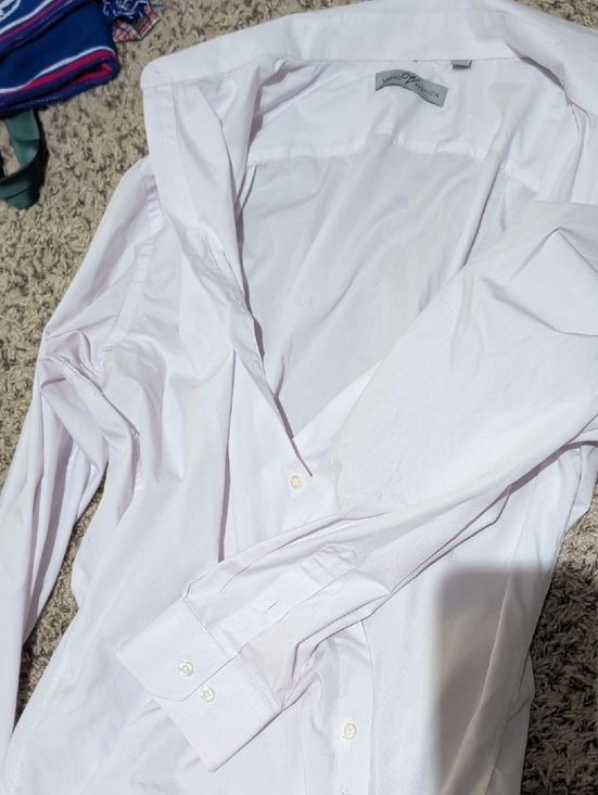 verno v fashion Other - Men’s Pale Pink Dress Shirt by Perry Ellis - Spread Collar